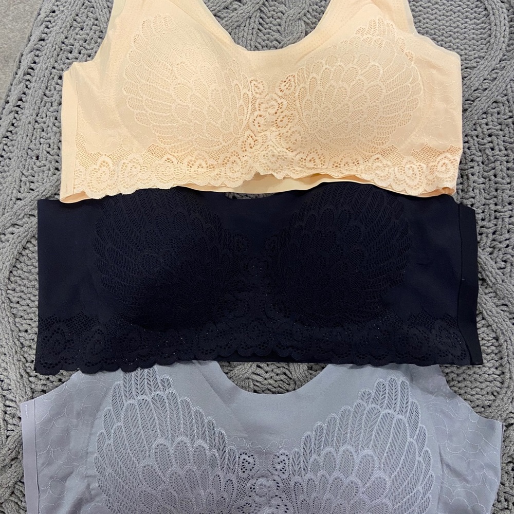 3-pack seamless bras